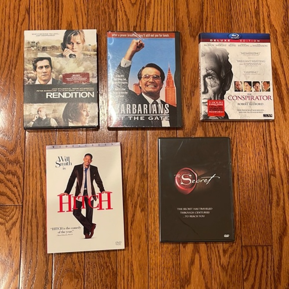Set of 5 DVD, brand new and Sealed